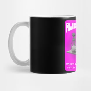 Alien Newbies - Pink and White Mug